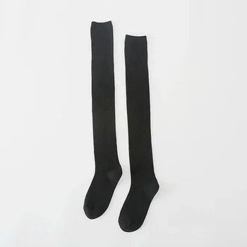 Ciorapi Femei pe Genunchi-lungime Slim Casual Moda All-meci Solid Moale Stil coreean Student Feminino Populare de Primăvară de Toamnă Simplu