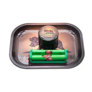 Tutun de Fumat Kit Metal Rulare Tava Planta Recipient Aliaj de Zinc pentru Nefumători Polizor HONEYPUFF Mașină de Rulare Accesorii de Fumat