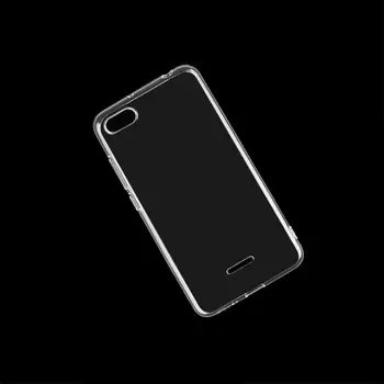 TPU moale Caz Pentru Xiaomi Redmi 6A Telefon Mobil Clare de Protecție din Silicon Praf de Cristal Capacul din Spate Caz Corp Plin Capa Coque