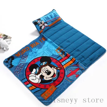 Disney sac de Dormit seturi de lenjerie de Pat pătură de călătorie Elsa Portabil Laminate pui de Somn Mat cu patura si Perna pentru copii Fete Copii