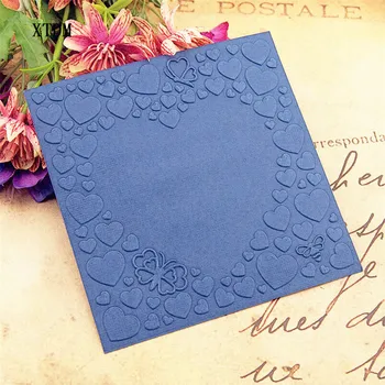 De paști plastic șablon de inima ambarcațiuni carte de a face carte de hârtie album de nunta de decorare Relief foldere