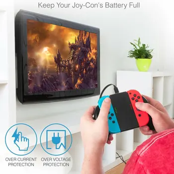 Pentru Nintendo Comutator Bucurie Con Prindere Confort Controler Încărcător Mâner Suport Accesorii De Joc
