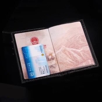 Aligator Model din Piele Capac Pașaport Și Document de Călătorie Titularul Pașaportului Caz Acoperire pentru Barbati Femei Titularul Cardului de Credit, Portofel