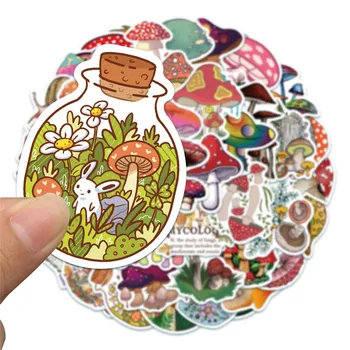 10/30/50 BUC Planta Ciuperci Drăguț Desene animate Autocolant Jucărie pentru Copii Notebook Transporta Valiza Decor Sticker Cadou