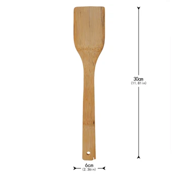 6pcs/set Bambus Vase de Bucătărie din Lemn Instrumente de Gătit Lingură-Spatulă de Amestecare Set de Înaltă Calitate Acasă Bucatarie Instrumente de Gătit