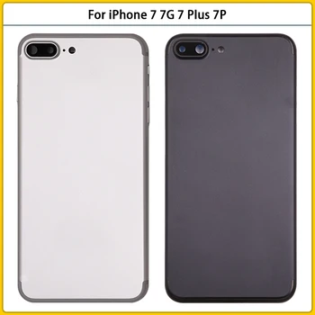 Pentru iPhone 7 7G 7 Plus 7P Metal Baterie Capac Spate Usa Spate Locuințe Cazul Mijlocul Șasiu Cadru Cu Sim Cato Parte Cheie a Înlocui