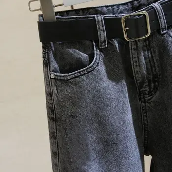 2021 Înaltă Talie Pantaloni Largi Blugi Confortabile Femei Supradimensionat Moda Casual Drept Pantaloni Femei Pantaloni Picior Drept Blugi