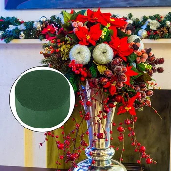8 Pack DIY Aranjament de Flori Kit Verde Umed Spuma Florale, Nunta Culoar de Flori, Decor Petrecere