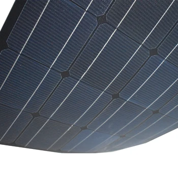 Panou Solar 12V Flexibil ETFE Film de Acoperire Cu Dublă față-Verso Bandă Lipici Putere 100W Sistem de Kituri