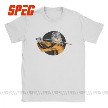 Unic Ucide B Uma Thurman T-Shirt Pentru Bărbați Echipajul Gât Bumbac Tricou Quentin Tarantino Maneca Scurta Plus Dimensiunea Îmbrăcăminte