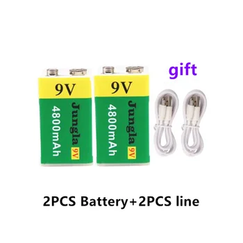 Noi de Mare Capacitate USB Baterie 9V4800mAh Li-ion Baterie Reîncărcabilă USB Baterie cu Litiu Pentru Control de la Distanță Jucărie Dropshipping