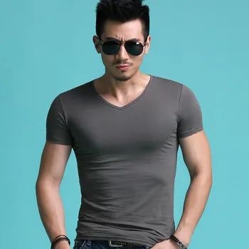 Vara t-shirt de sex masculin versiunea coreeană de tendința de bottom tricou barbati jumătate maneca bumbac barbati valul T-shirt
