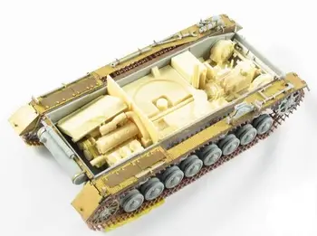 1:35-al doilea Război Mondial de tancuri germane Nr. 4 rășină structura interioara (inclusiv compartimentul motor) 35047
