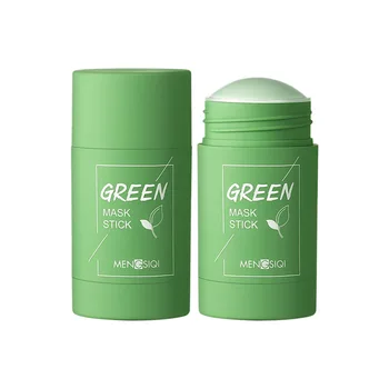 Ceai Verde De Curățare Solid Masca Purificatoare Argila Stick Masca De Ulei De Control Vinete Anti-Acnee De Îndepărtare Pete De Îngrijire A Pielii Albire