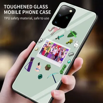 Visul smp Sticla Caz de Telefon pentru Samsung Galaxy S20 S21 FE S10 Nota 10, 20 Ultra 5G 9 S9 Plus S10e Acoperi Capa