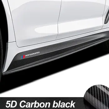 M Performance Partea Dungi Fusta Autocolant Fibra de Carbon de Vinil Decal Pentru BMW F10 F30 E90 G20 G30 E60 F20 F40 F22 F32 F15 Z4 F16 M4