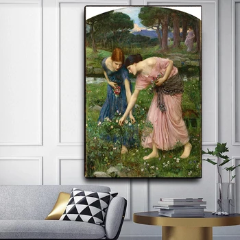 Holover Panza Pictura in Ulei Estetice Decor Acasă William Waterhouse