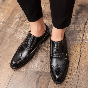 2019 lux în stil Italian barbati pantofi rochie office de afaceri de nunta barca subliniat pantofi de Mari dimensiuni toamna clasic de designer de brand