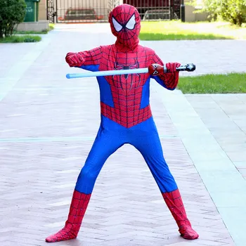 Copilul Roșu Spiderboy Costume De Halloween Cosplay Îmbrăcăminte Pentru Copii Salopeta Petrecere De Vacanță Bodysuit Costume De Rochie