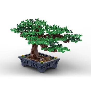 Buildmoc Nou Copac Bonsai Plante Dec Casă Cameră Creator Expert Modelul Blocuri Caramizi Asamblare DIY Jucărie de Învățământ Pentru Cadou