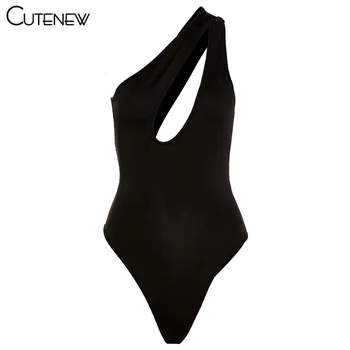 Cutenew Solid Elastic Estetice Imprimare Body Femei 2021 Căpăstru Sexy Backless cu O Bucată de sex Feminin Elastic de Vara costume de Baie