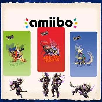Monster Hunter Creștere Amiibo Card Pentru NS Nintendo Comutator Carte de Joc Monster Hunter Recompensa Amxxbo NFC