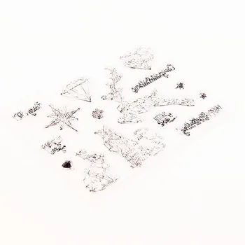 15*11CM vânzare Fierbinte diamant Transparent, Clar Timbre / Silicon Garnituri Role de Timbru pentru DIY scrapbooking album foto/Carte de a Face