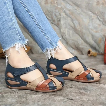 2021 Moda Femei Sandale Waterproo Sli Pe Runda De Sex Feminin Papuci Casual Confortabil În Aer Liber, Moda Sunmmer Plus Dimensiune Pantofi