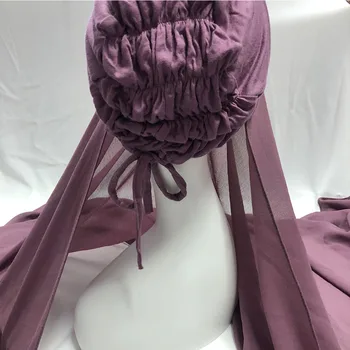 Personalizat instant sifon hijab, cu o bonetă de sub eșarfă design unic sifon hijab eșarfă pentru femeile Musulmane