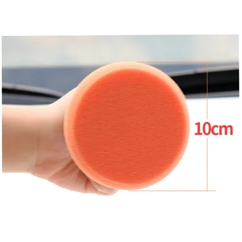 4 Inch/100MM Car Wash Wax Polish Pad Tampon de Lustruire Burete Masina Lavetă de Curățare din Microfibră Tampoane cu Aplicator
