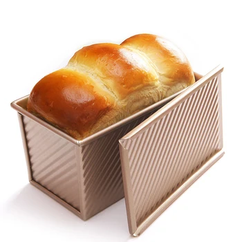 450g Toast Mucegai pâine Prăjită Box Cutie cu Capac Tigaie Non-stick Tort Pâine Acasă Bucatarie Accesorii Instrumente de Copt Bicarbonat de Accesorii