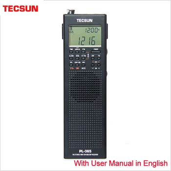Original TECSUN PL 365 Radio FM Portble Single-Laterală Receptor Full-band Digital Demodulare Radio Stereo