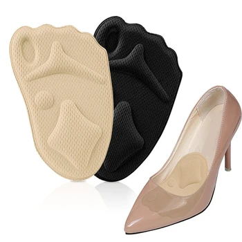 1 Pereche Cu Toc Jos Perne Antepiciorului Anti-Alunecare Branț Respirabil ShoesWomen Protecție Picior Pad Moale Introduce Picior De Îngrijire