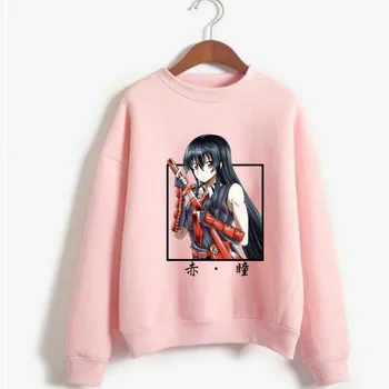 Anime populare, Akame Ga Kill Hanorac Moda Rotund Gat Vrac Casual de Primavara Toamna femei tricou fete pulover Vrac topuri