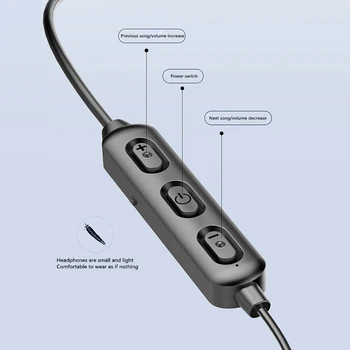 Gât Atârnând Circuland cu Cască fără Fir Magnetic Cască Bluetooth 5.0 Stereo Sport rezistent la apa handsfree Casti Auriculares