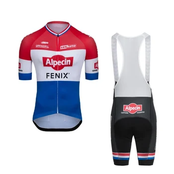 2021 Mathieu van der Poel Echipa Pro Alpecin Fenix Ciclism Jersey SET Respirabil Maillot Biciclete MTB Îmbrăcăminte Ropa Ciclismo Gel Pad
