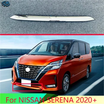 Pentru NISSAN SERENA 2020+ Accesorii Auto ABS Cromat Înainte De Bara de protecție de Acoperire Scut masca Grila Inferior