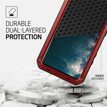 Complet De Protecție De Lux Armura Din Aliaj De Aluminiu Pentru Samsung Galaxy S20Plus Heavy Metal Rezistent La Șocuri Caz Acoperire Rezistent La Apa De Zi Cu Zi