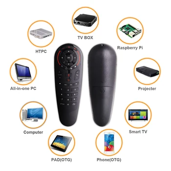 G30 Voce Mouse-ul de Aer de la Distanță Giroscop 2.4 G Google Asistent de Voce de Control de la Distanță 6 Axe Giroscop Aer Mouse-ul Pentru PC, Android TV Box