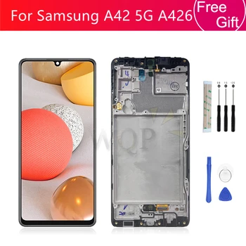 Pentru Samsung Galaxy A42 5G A426 display LCD touch screen digitizer Asamblare Cu Cadru A426 Lcd inlocuire Reparare Parte 6.6