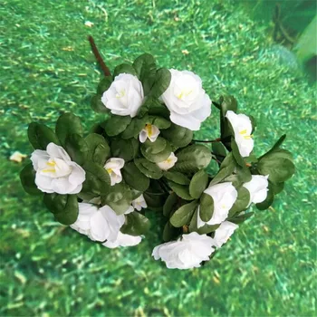 10buc Artificiale Floare Azalee 21 de capete/bucată de Mătase Deschide Crescut Fals Hibiscus 12.6