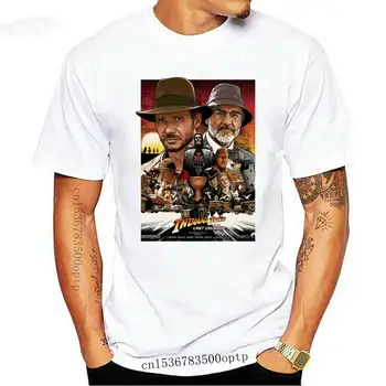 Indiana Jones Și Ultima Cruciadă tricou alb film poster toate dimensiunile Casual Rece mândrie t camasa barbati Unisex Moda