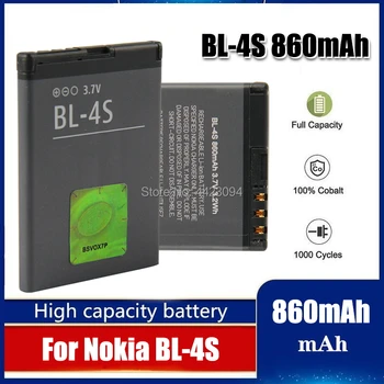 BL4S BL-4S Baterie Pentru Nokia 2680s 3600s 3602S 3711 6202c 6208c 7020 7100s X3-02 2680S baterie