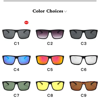 Noi Vara Epocă Pătrat ochelari de Soare Barbati de Brand Designer de Oglindă Negru ochelari de Soare Om Oculos gafas De Sol