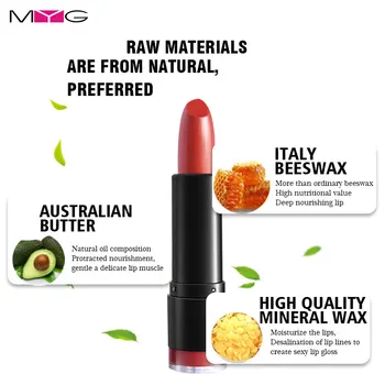 MYG cosmetice Hidrata ruj de lungă durată ruj roșu portocaliu ruj machiaj Disponibile pentru femeile gravide