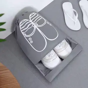 Xiaomi Youpin sac pantof pantof sac de depozitare cu sac de praf de călătorie sac pantof vizuale cordon cordon buzunar acasă finisare pantofi