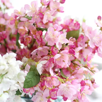 Floare De Cires Japonez Artificiale Flori De Cires Floare De Prune Vii Buchet De Flori False Care Doresc Copac Petrecere De Nunta De Decorare