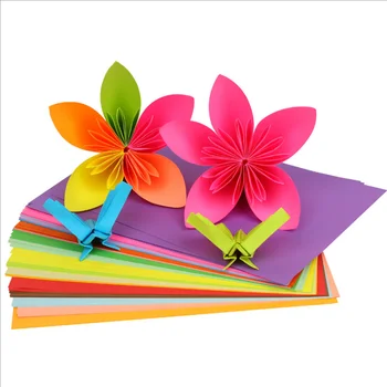 100buc Fabrica direct A4 de culoare de imprimare de hârtie pentru Copii lucrate manual multi-funcția de origami Pur pastă de lemn, hârtie 70g en-gros