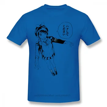 De înaltă Calitate Bărbați Îmbrăcăminte O-Neck Bumbac 100 Îmbrățișează-Mă Grafic T-shirt Închiria O Prietena Kazuya Chizuru Ruka Anime Maneca Scurta