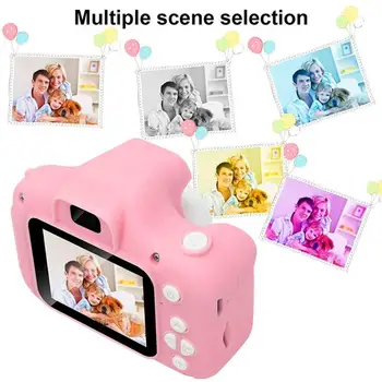 Copii Copii X2 Mini aparat de Fotografiat Digital 2.0 inch TFT Ecran Video camera Video Pentru Babys Ziua de nastere Cadouri de Craciun 1080P Mini Camera Video